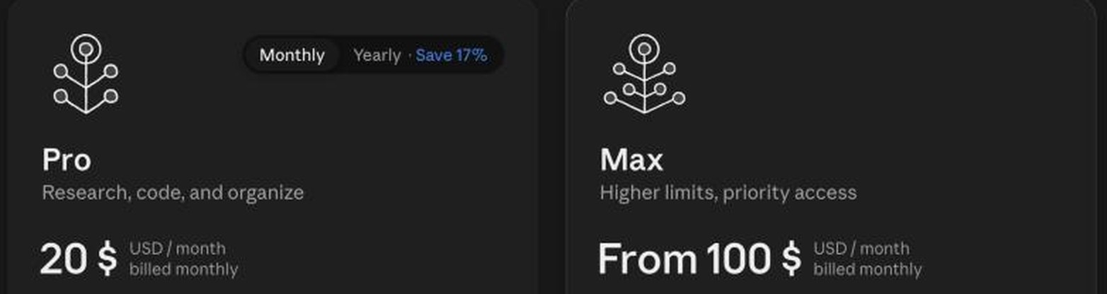 Тарифи Claude: Free і Pro з позначкою Claude Code included